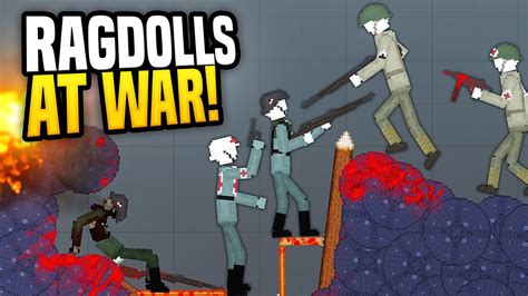 RAGDOLLS FIGHT TO WIN THE WAR - People Playground Gameplay - YouTube