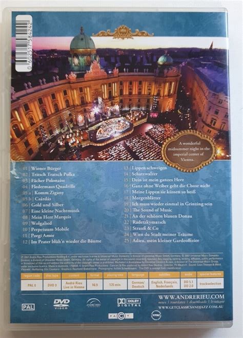 Andre Rieu - Live In Vienna DVD – Record Shed - Australia's Online ...