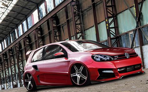 1290x2796px | free download | HD wallpaper: VW Golf 6 GTI Tuning, cars ...