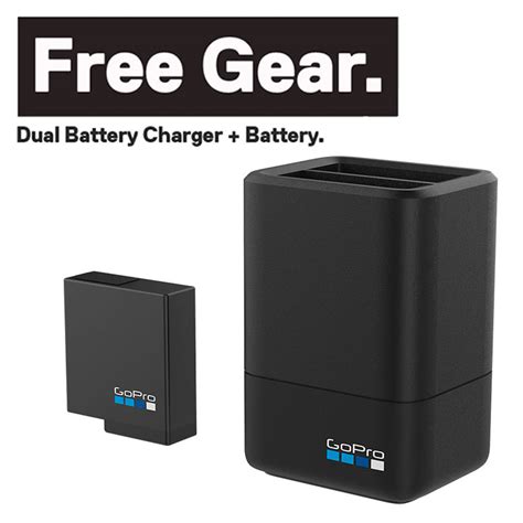 GoPro Dual Battery Charger - Free Gifts - - ATBShop.co.uk