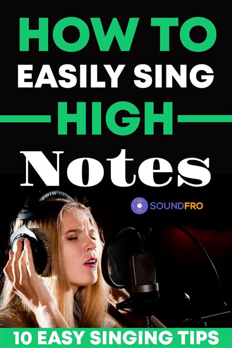 How To Easily Sing High Notes: 10 Easy Singing Tips |‌ Sound Fro ...