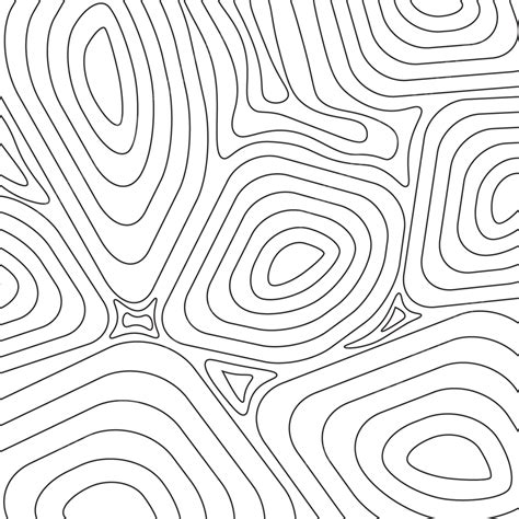 Black Lines Seamless Pattern With Topographic Map Background, Lines ...