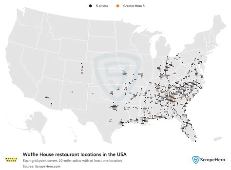 Number of Waffle House locations in the USA in 2024 | ScrapeHero