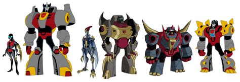 Transformers Animated Season 4 Dinobot Lineup by beasthunter23456 on ...