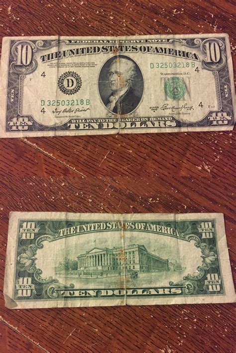 Received a 10 dollar bill from 1950 : r/mildlyinteresting