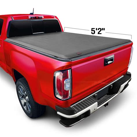 Soft Roll Up Truck Bed Tonneau Cover for 2019 Chevy Colorado / GMC ...