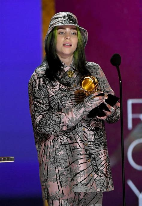 Billie Eilish Wins Record Of The Year For "everything i wanted" | 2021 ...