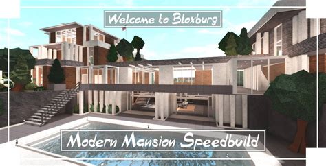 Bloxburg House Build Modern Mansion 3 Story