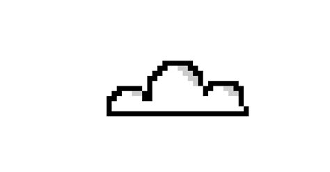 Cloud pixel art