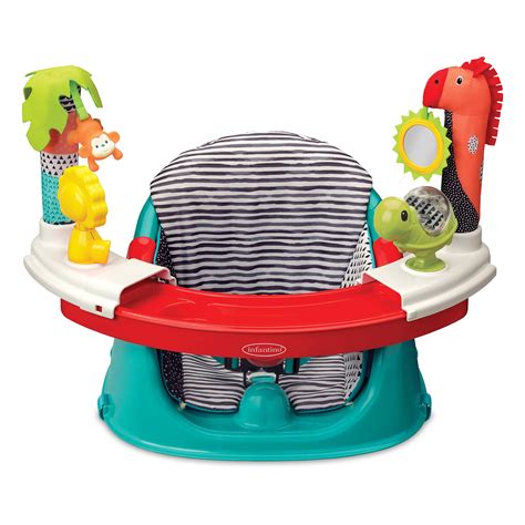 Infantino 3-in-1 Grow-with-Me Discovery Seat and Booster, Baby Activity ...