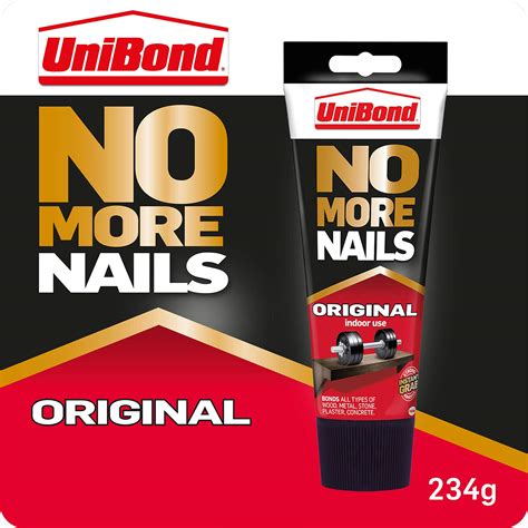 Buy UniBond 1968125 No More Nails Original, Heavy-Duty ing Adhesive ...