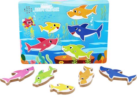 Best Buy: Spin Master Baby Shark Wooden Sound Puzzle 6053347