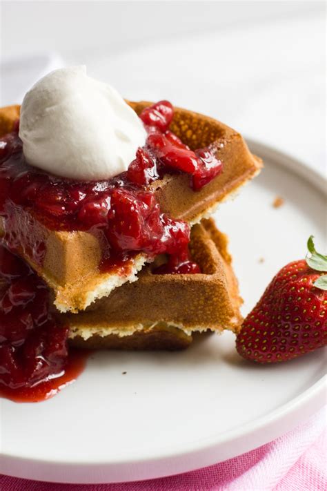 Waffles & Strawberry Syrup - Away From the Box