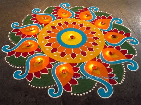 Pin by Shakila Raj on Rangoli | Rangoli designs with dots, Free hand ...