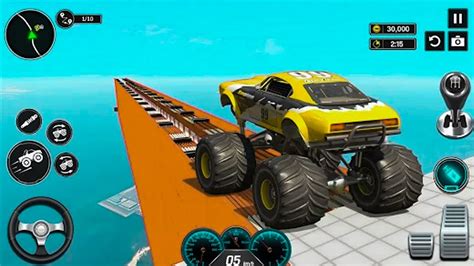 Monster Car Stunt- Truck Games Impossible GT Car Stunts Driving ...