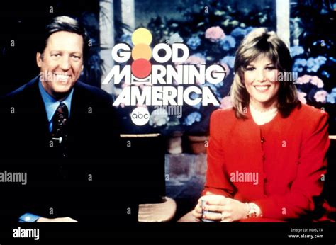 GOOD MORNING AMERICA, from left: David Hartman, Joan Lunden, 1975 ...