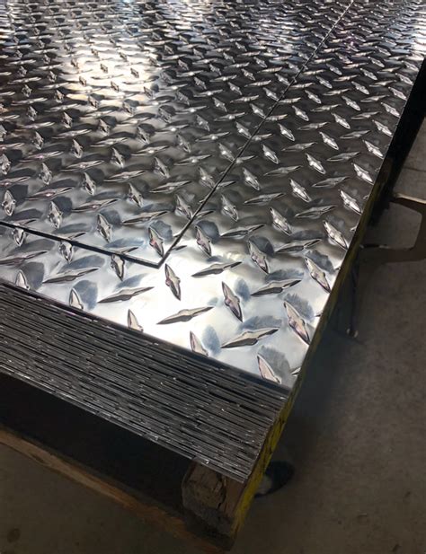 48" x 96" Diamond Plate Sheet .045" Thick (2-25 SHEETS) – Mr Metal Aluminum