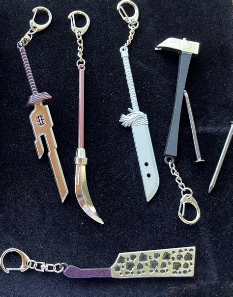 Anime Keychain /jjk /AOT Metal Curse Tools - Etsy UK