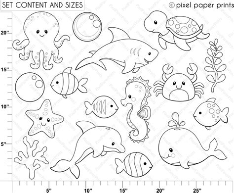 Underwater Animals Drawing at GetDrawings | Free download