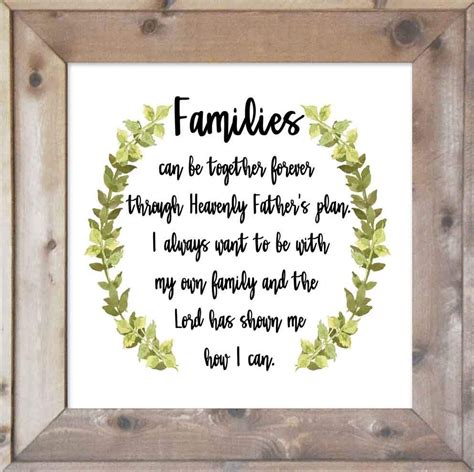 Families Are Forever Quotes Lds