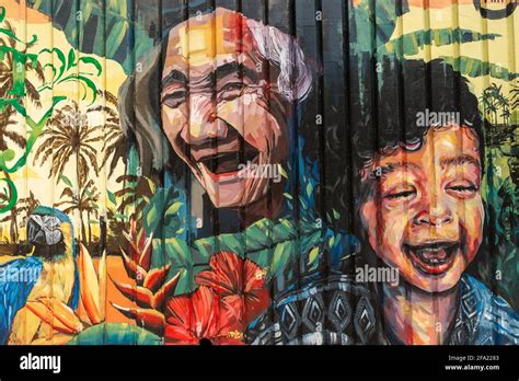 Kuala Lumpur Street Art Stock Photo - Alamy