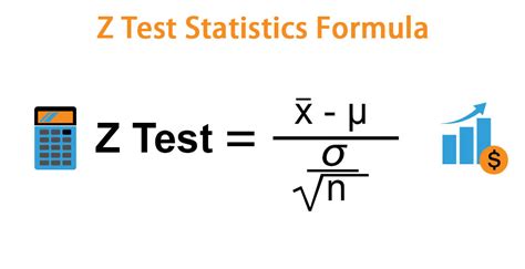 Z Test Statistics Formula | Calculator (Examples With Excel Template)