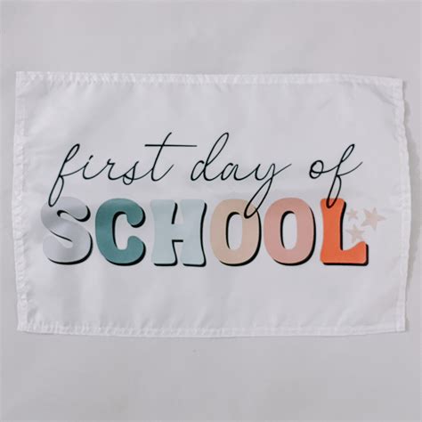 First Day of School Banner Back to School, Homeschool, Montessori ...