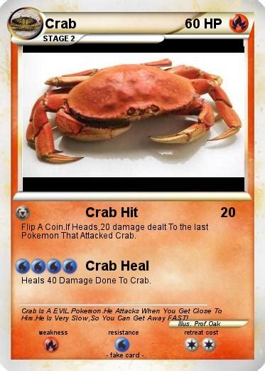 Pokémon Crab 123 123 - Crab Hit - My Pokemon Card