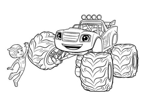 Printable Blaze And The Monster Machines Coloring Pages PDF ...