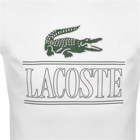 Lacoste Logo T Shirt White | Mainline Menswear United States