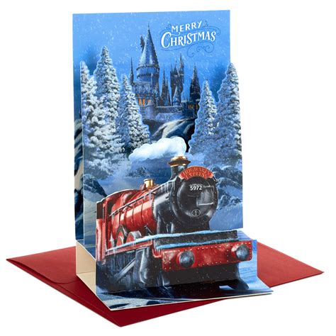 Buy Hallmark Harry Potter Boxed Christmas Cards, Hogwarts Express Paper ...