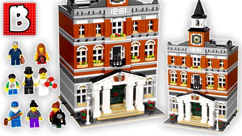 Lego Creator Town Hall Modular City Set 10224 | Unbox Build Time Lapse ...