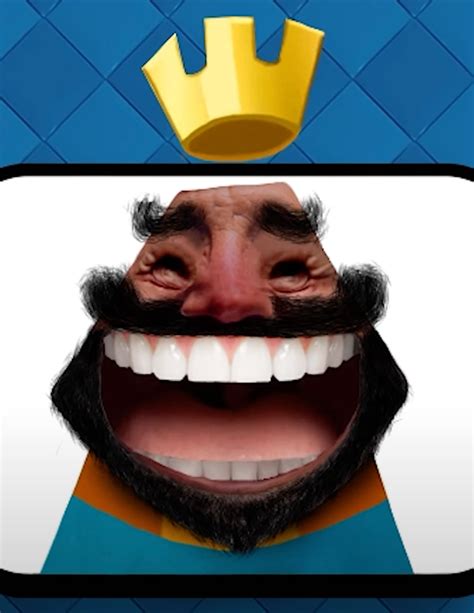 JIJIJIJA | Clash Royale King Laughing / HE HE HE HAW | Know Your Meme