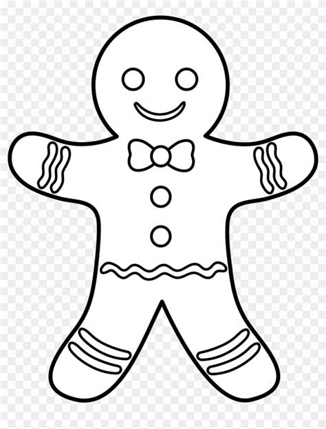 Gingerbread Man Coloring Page | Gingerbread man coloring page, Coloring ...