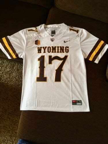 NIKE WYOMING COWBOYS JOSH ALLEN White SEWN JERSEY X-LARGE. LET’S GO ...