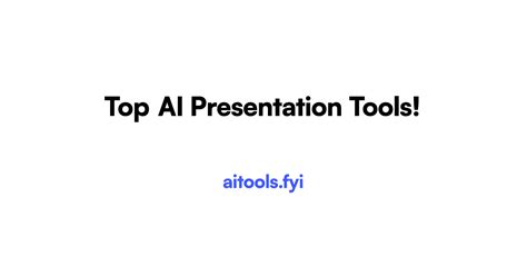 Top AI Presentation tools on aitools.fyi