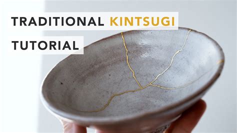 [Basic Kit] Traditional Kintsugi Tutorial - Food safe method - Broken ...