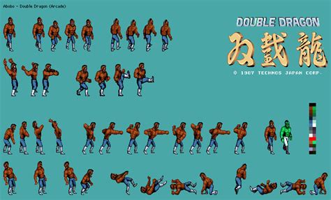 Arcade - Double Dragon - Jick / Abobo - The Spriters Resource