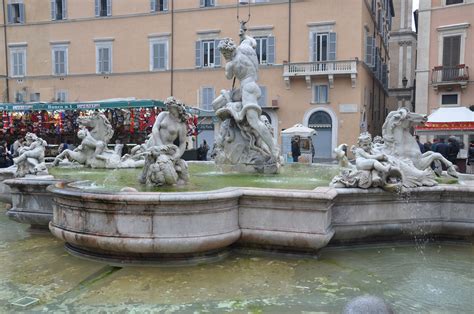 Fountain of Neptune - Piazza Navona, Rome