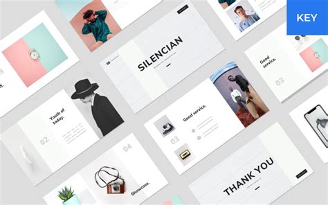 Silencian - Modern Minimalist - Keynote template