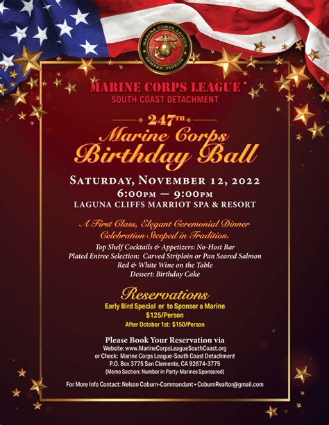 MCL-SCD 247th Marine Corps Birthday Ball | Marine Corps League - South ...