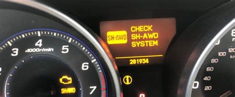 What Does the Acura Sh-Awd Warning Light Mean? [Explained]