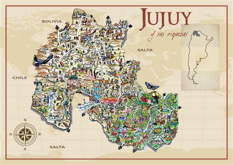 jujuy turismo map art - Openclipart