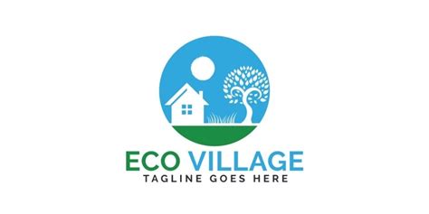 Eco Village Logo Design by IKAlvi | Codester