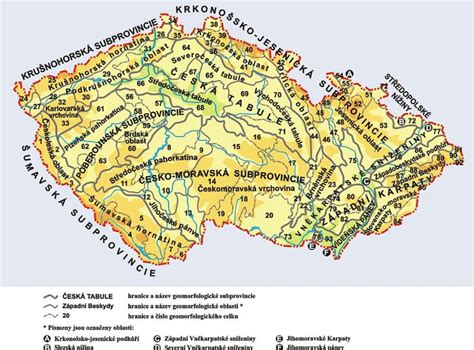 České hory, mapa pohoří | Teaching geography, Geography, Vintage world maps