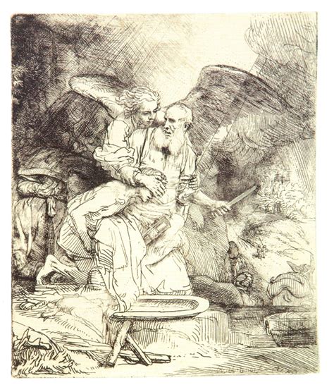 Rembrandt’s Abraham: Etchings at Swann Galleries