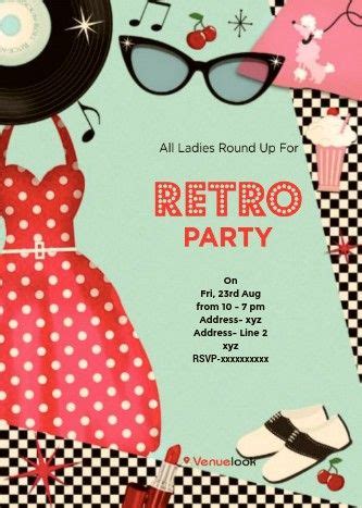 Retro Party E-Invite | Free Online Invitations