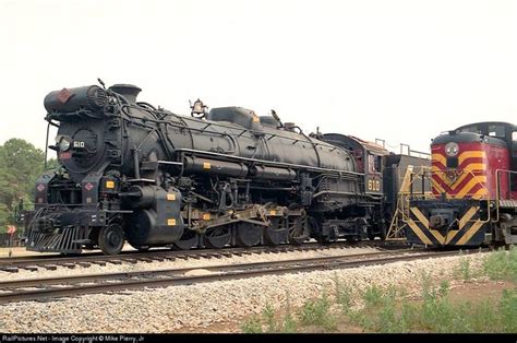 T&P #610 at the Texas State Railroad Museum on May 22, 1998. Photo by ...