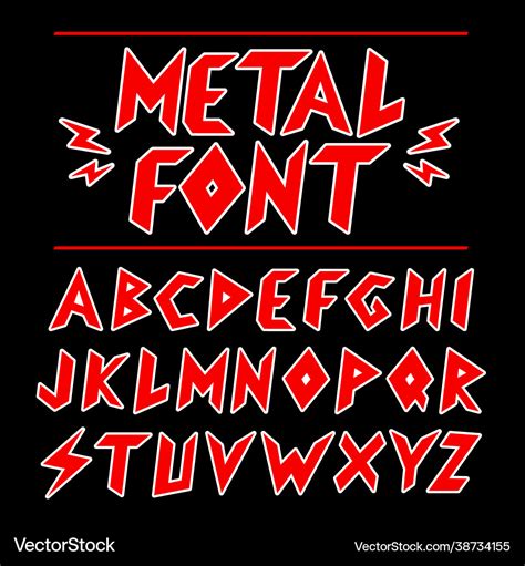 Heavy Metal Alphabet