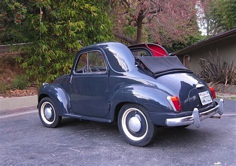 BaT Exclusive: 1953 Fiat Topolino 500C Convertible | Bring a Trailer